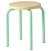 ikea宜家多姆斯坦凳子用餐凳实木，坐凳餐椅化妆凳，圆凳家用凳简约凳