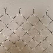 热浸a镀锌钢丝网铁丝围栏菱形勾花网果园养殖栅栏边坡防护网