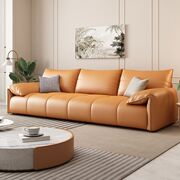 2023现代时尚，真皮沙发小户型，意式极简沙发客厅时尚家具休闲