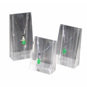 透明有机玻璃珠链展示架托三角亚克力道具L首饰品项宝坠吊手链拉