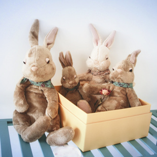 !丹麦单毛绒玩具彼得兔公仔儿童安抚玩偶兔子可爱