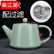 汝窑哥窑茶壶开片大号汝瓷可养小单壶冰裂西施壶陶瓷功夫茶具茶壶