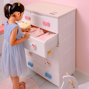 日本iris爱丽思宝宝，衣橱hellokitty儿童，塑料收纳柜子抽屉式整理柜
