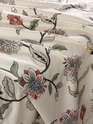竹棉床单单件双人竹纤维纯棉60支贡缎，超柔软细腻美式田园床上用品