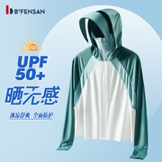 波梵森披肩凉皮防晒衣女夏季UPF50+冰丝斗篷短款原纱型空调衫