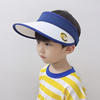UPF50+儿童防晒帽防紫外线男童帽子夏款太阳帽空顶小孩遮阳帽男孩