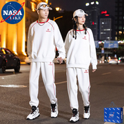 NASA联名两件套男装春秋装男女休闲运动情侣装长袖卫衣套装