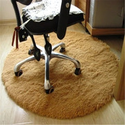 丝毛圆形地毯吊篮电脑椅可爱床边毯健身瑜伽地垫防滑垫
