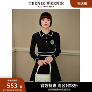 TeenieWeenie小熊奥莱春装学院风甜美少女感毛衣连衣裙女