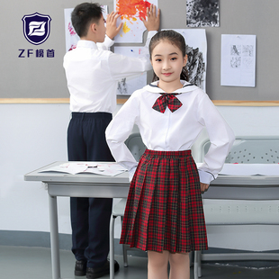 榜首深圳市小学生校服礼服男女，衬衣秋冬季短裙套装长裤马甲外套