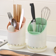 厨房筷子筒沥水餐具收纳盒，勺子叉置物架塑料，筷子篓创意筷托筷子笼