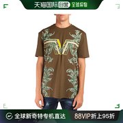 香港直邮versace男士t恤实用短款简洁使用简约休闲舒适日常运动
