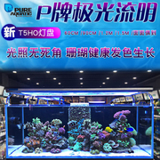 P牌极光流明T5HO灯架T5灯盘防水海水鱼缸灯具水族箱SPS LPS珊瑚灯