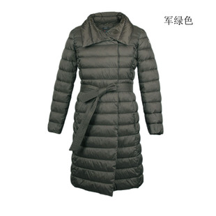外单e家女士，休闲保暖中长款常规棉衣，棉服冬装081e01g308外套