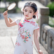 汉服女童连衣裙2024儿童夏季中国风裙子女孩新中式夏装旗袍裙
