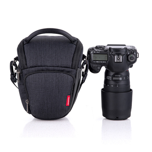 单肩三角相机包适用于佳能5d4r10r6尼康d850810adf索尼a9a7单反，微单相机一机一镜摄影腰包