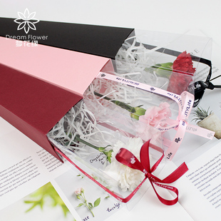 七夕节鲜花包装单支盒玫瑰单支礼盒，鲜花包装纸花束，包装包花纸(包花纸)材料