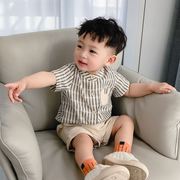 男童夏装套装2022小童网红夏季帅气1一周岁男宝宝衣服潮2