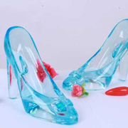 灰姑娘水晶玻璃鞋浪漫七夕送女友，闺密生日家居，饰品创意情人节礼物