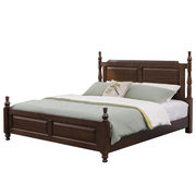 美式实木床1.8米双人床全实木原木美式乡村卧室家具主卧大床婚床