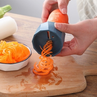 蔬果萝卜切模双面可用沙拉，卷花器多功能螺旋，造型雕花刨丝切片神器