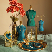 饰品展示架创意复古人形模特耳环架珠宝收纳店铺柜台陈列展示道具