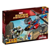 兼容76016蜘蛛侠直升机救援大战绿魔超级英雄拼装积木儿童益智8岁