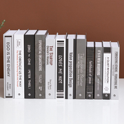 现代简约假书摆件仿真书摄影拍照书房书架道具书盒模型创意摆设