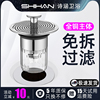 洗手盆漏水塞脸池面盆弹跳芯下水器防臭按压式防堵过滤网配件神器