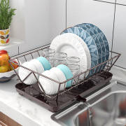 单层碗架多功能碗碟架家用厨房碗盘收纳架台面餐具沥水置物架