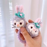 韩版紫色兔子仙女洗脸发带可爱卡通，兔耳朵头箍发圈发夹亲子款发卡
