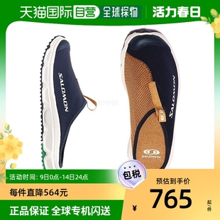 韩国直邮Salomon萨洛蒙休闲鞋男女款黑色舒适潮流rx slide 3.0