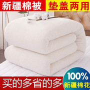 新疆棉被冬被全棉絮棉花，被子被芯加厚保暖垫被铺床褥子床垫纯棉花