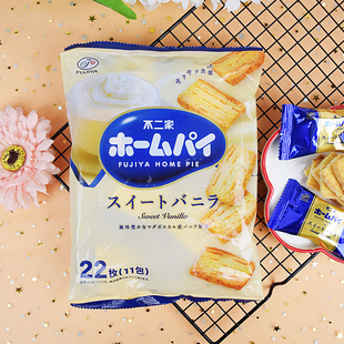 日本进口零食不二家饼干系列，香草味千层酥性面包干小麦黄油味曲奇