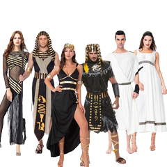 万圣节服装女 北欧神话希腊女神cos服 印第安人阿拉伯服 埃及艳后