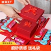 生日礼盒网红款爆炸惊喜盒子创意道具儿童男生女孩礼物盒空盒新年