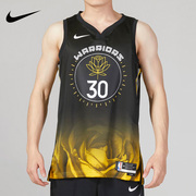 NIKE耐克CURRY 30号勇士队22-23城市SW球衣无袖篮球背心T恤DO9593