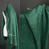 墨绿色100%醋酸皱布料高档褶皱衬衣汉服吊带连衣裙服装设计师面料