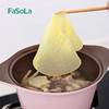 日本家用厨房圆形煲汤吸油纸油炸专用煮汤去油腻吸油膜去烫油浮沫
