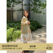 SMOL STUDIO【夏夜茶花】古典提花蓬蓬裙半身裙中长款2022年