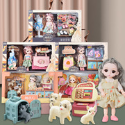 培训班小女孩玩具巴比洋娃娃公主礼盒套装女孩子娃娃玩具