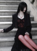 shuu&wu原创‘黑猫，魔女’系手工钉珠蕾丝短西装，外套夏季秋季暗黑