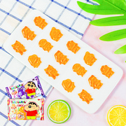超可爱零食品蜡笔小新紫提橙子味果汁QQ软糖造型图案20g儿童糖果