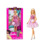 正版芭比娃娃之百变造型娃娃关节，可动女孩玩具生日快乐娃娃gdj36