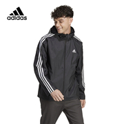 Adidas/阿迪达斯外套男款秋款运动服连帽保暖夹克上衣 IB0381