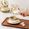 欧式骨瓷咖啡杯套装下午茶具，高档精致陶瓷英式红茶，杯碟套装家用女