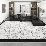轻奢高级地毯客厅2023秋冬沙发茶几毛毯隔音可水洗，仿羊绒地垫