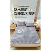 定制防水隔尿夹棉床垫软垫家用床褥垫防滑垫被单人席梦思床护垫防