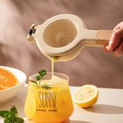 多功能手动榨汁器橙子，夹子迷你小型果汁机挤柠檬汁神器家用手压式