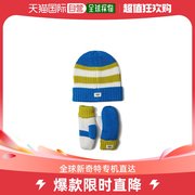 香港直邮潮奢 Ugg 女童Beanie 拼色套装连指手套(学步婴童/儿童)